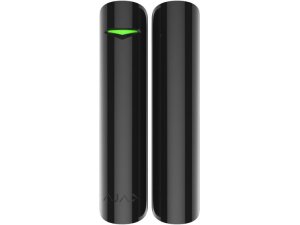 Bezdrátový magnetický kontakt s otřesovým senzorem - černý